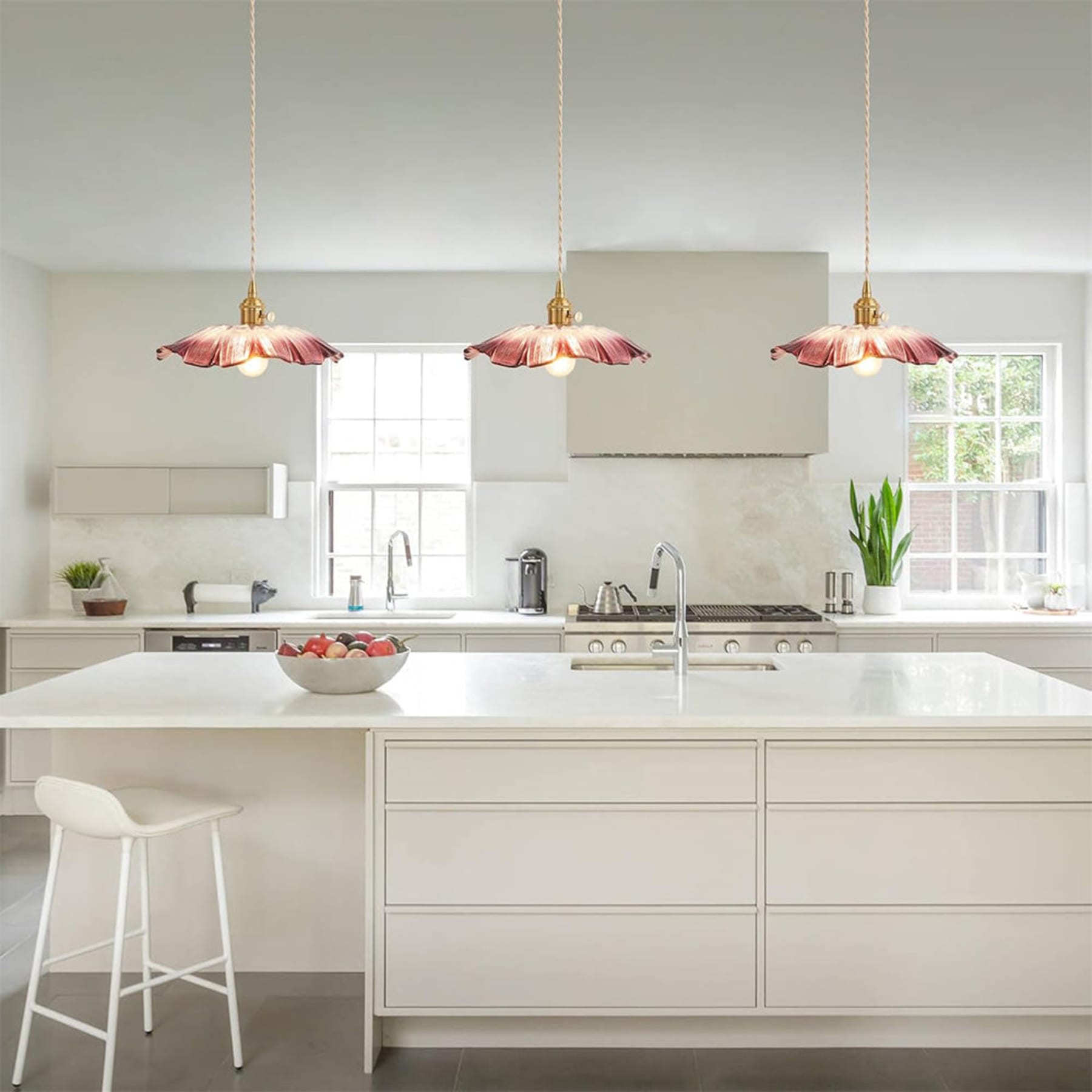 Bohemian Glass Pendant Light With Warm LED Glow — Halden Lighting