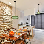 Modern Glass Pendant Light With Warm LED Glow — Halden Lighting