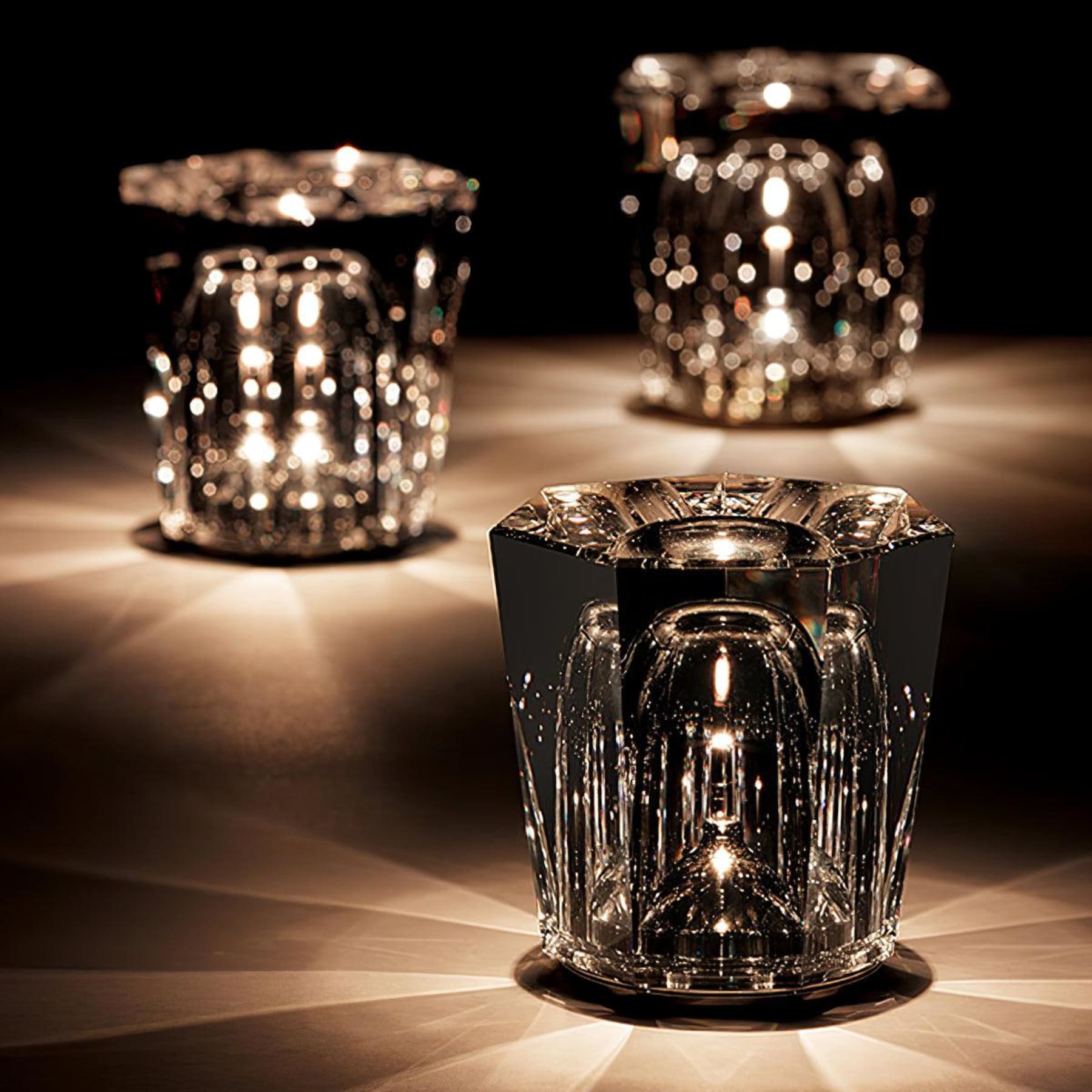 Modern Crystal Table Lamp With Warm LED Glow for Living Room — Halden Lighting
