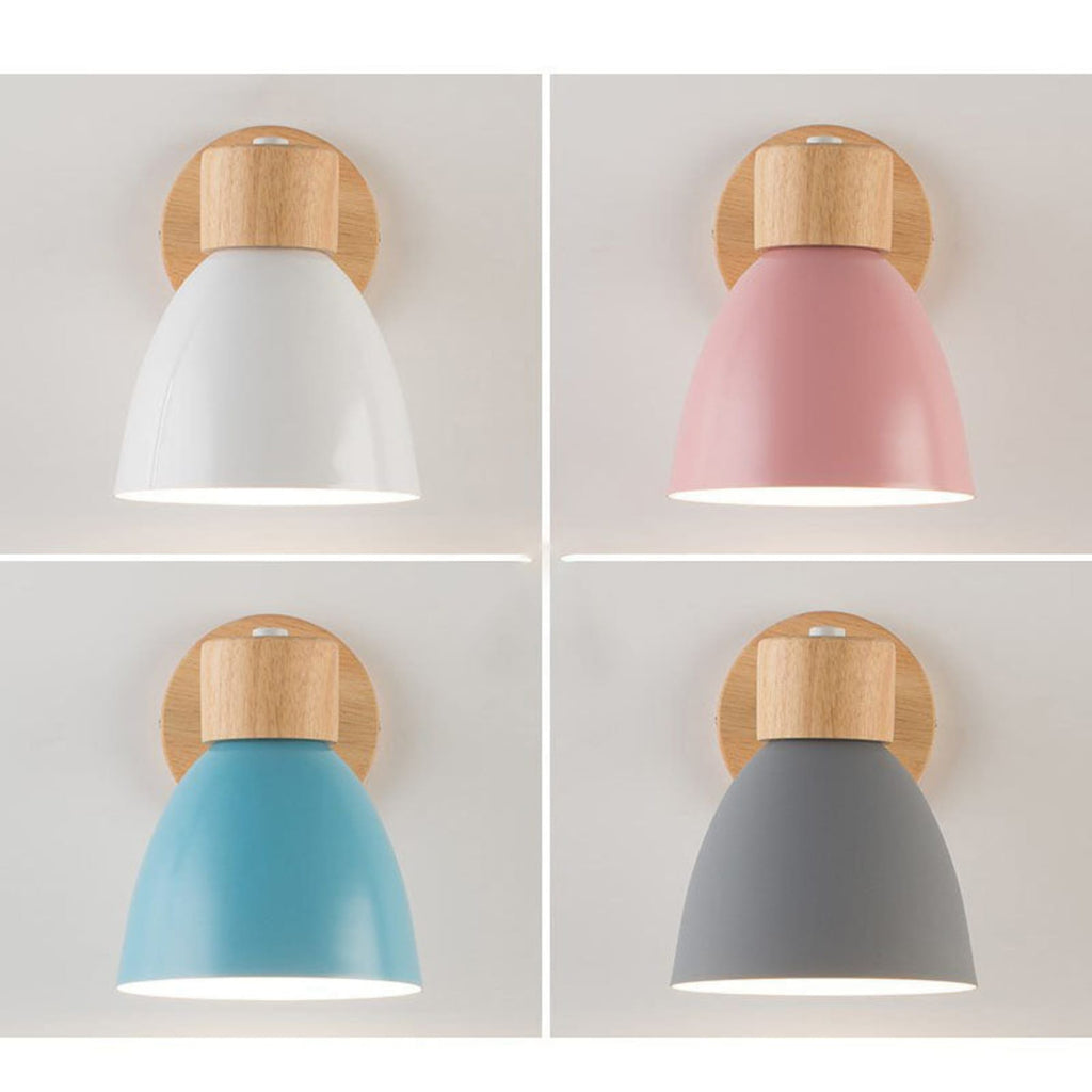 Modern Wood Wall Light With Matte Finish — Halden Lighting