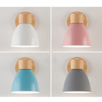 Modern Wood Wall Light With Matte Finish — Halden Lighting