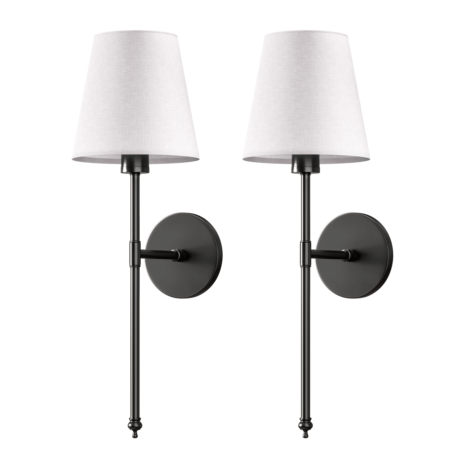 Modern Metal Wall Light With Rechargeable Cordless Design in Black — Halden Lighting
