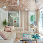 Modern Linear Metal Ceiling Light for Living Room — Halden Lighting