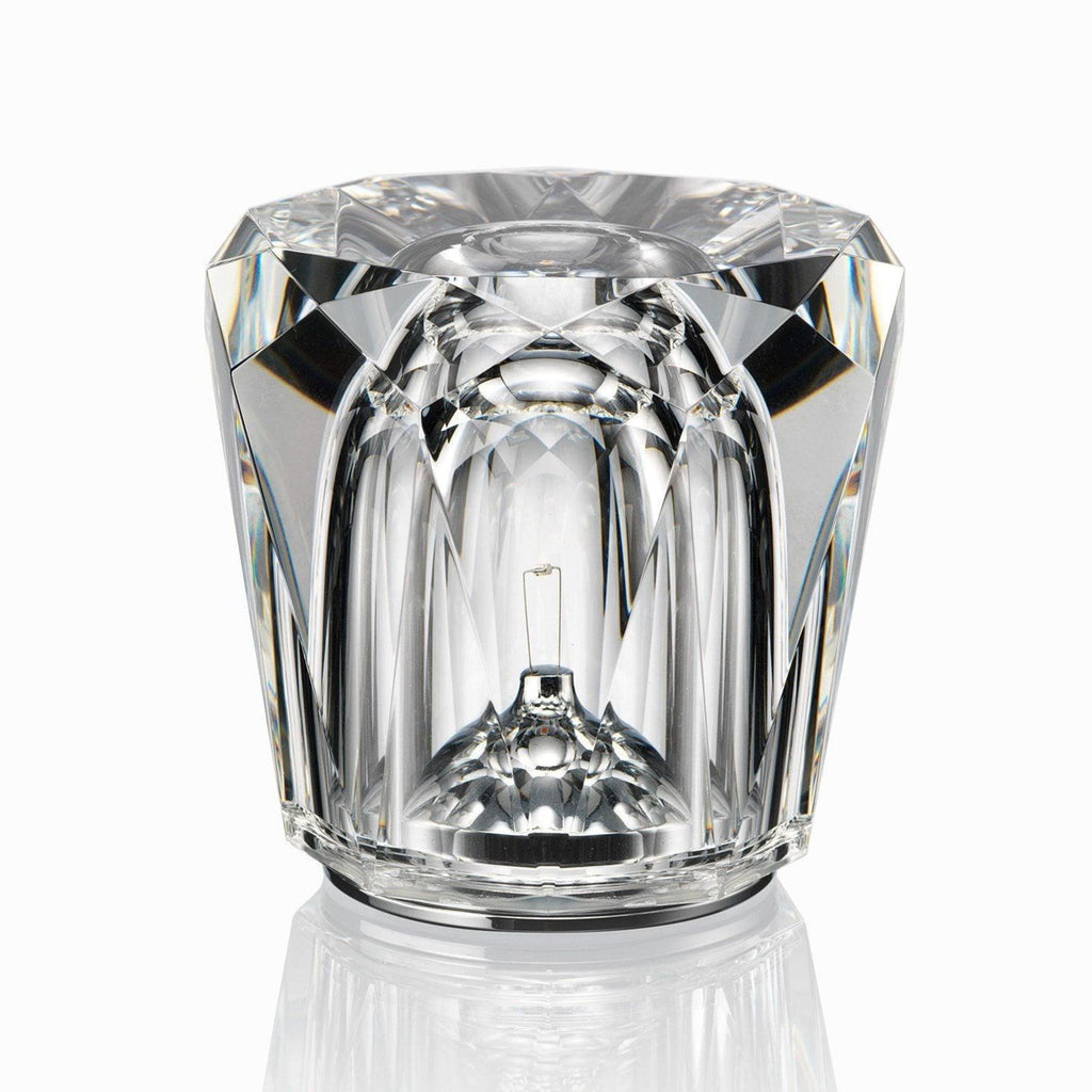 Modern Crystal Table Lamp With Warm LED Glow for Living Room — Halden Lighting