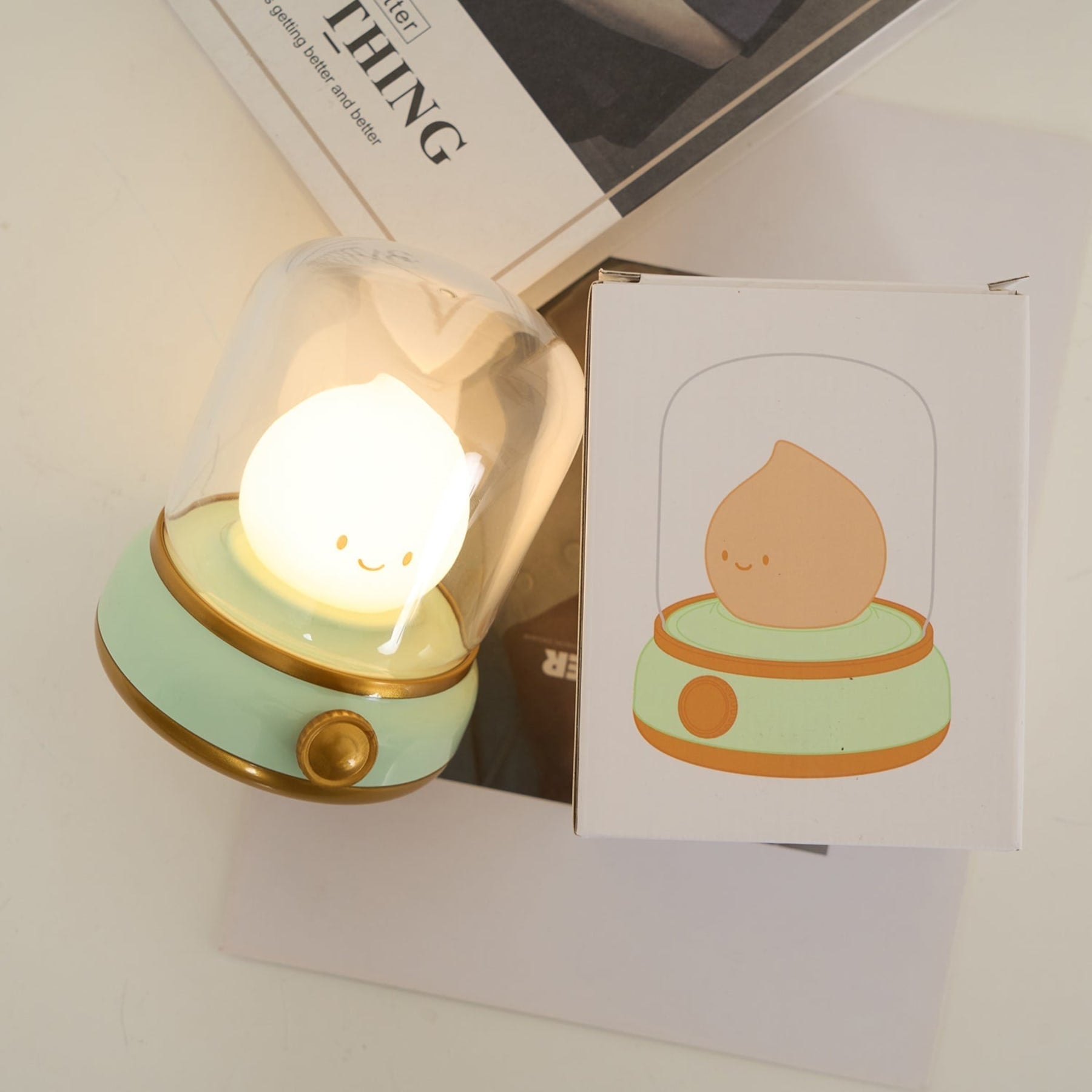 Modern Cordless Table Lamp With Warm LED Glow — Halden Lighting
