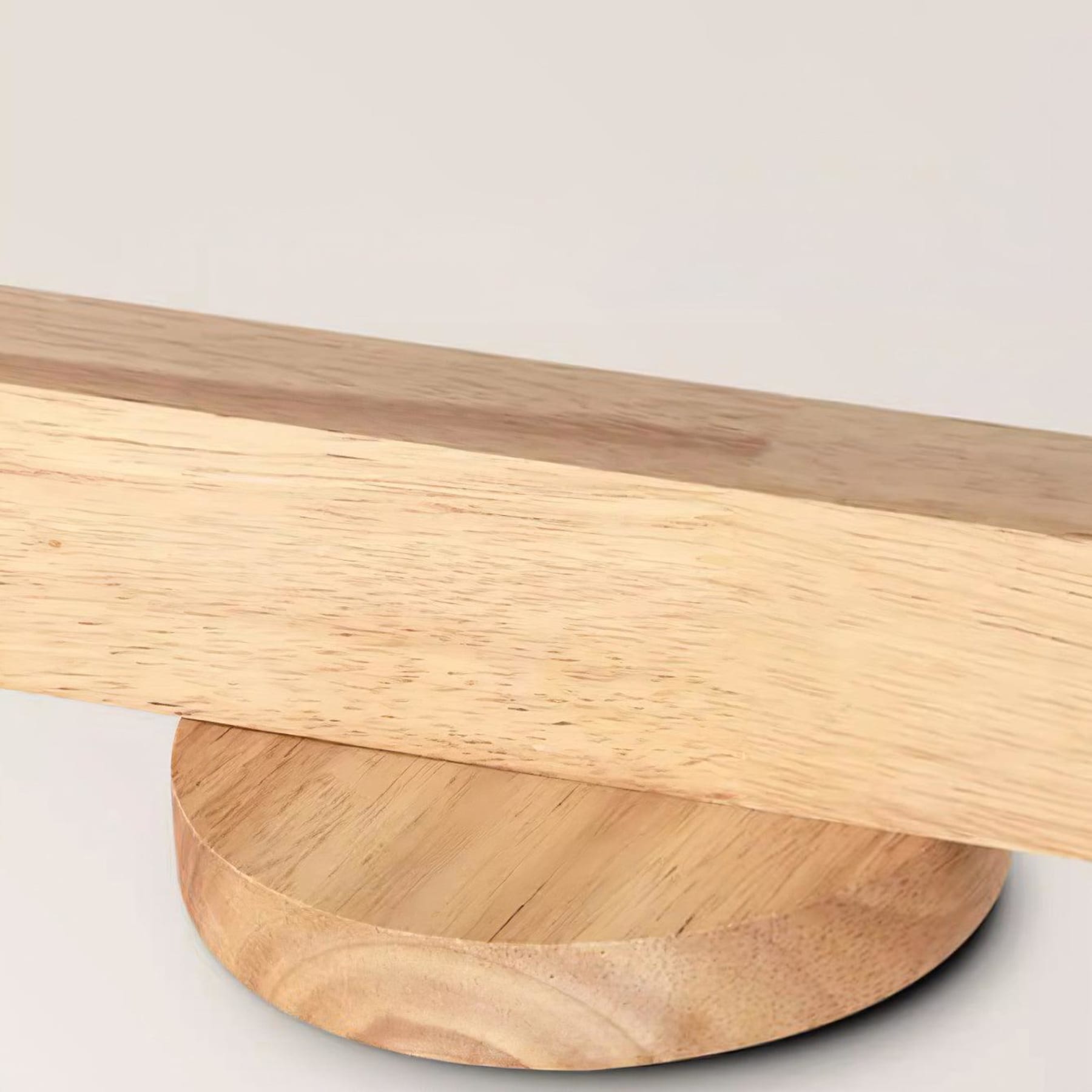 Modern Linear Walnut Wood Ceiling Light for Living Room — Halden Lighting