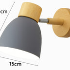 Modern Wood Wall Light With Matte Finish — Halden Lighting