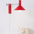 Retro Metal Wall Light With Tri-Colour LED Glow — Halden Lighting