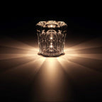 Modern Crystal Table Lamp With Warm LED Glow for Living Room — Halden Lighting