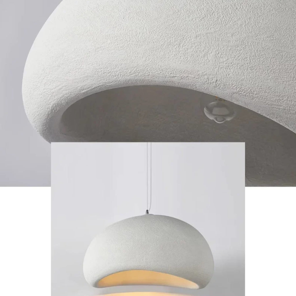 Modern Stone Pendant Light With Matte Finish for Living Room — Halden Lighting
