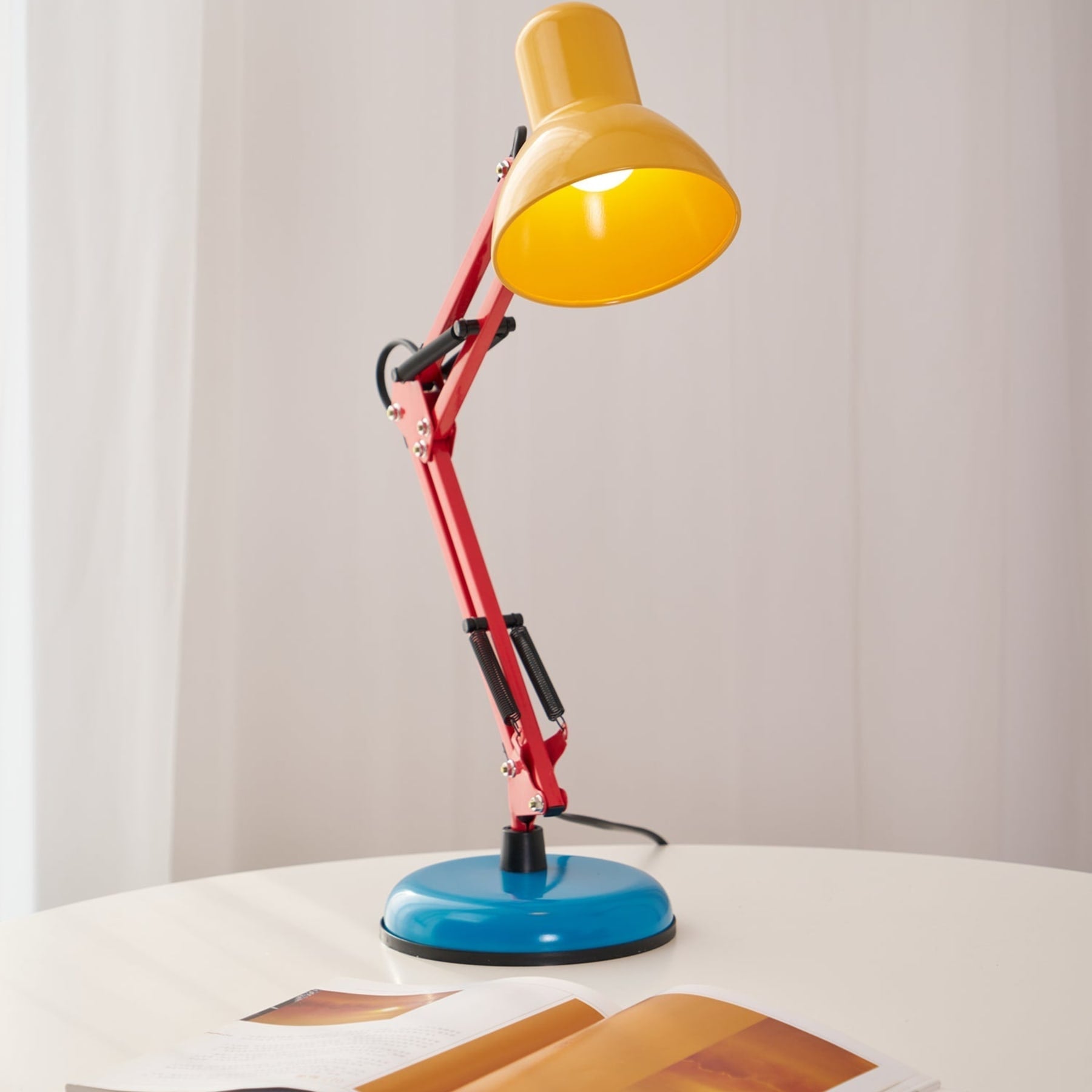 Modern Metal Table Lamp With Bulb Included for Home Office — Halden Lighting