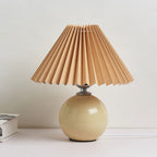 Retro Ceramic Table Lamp With Warm LED Glow — Halden Lighting