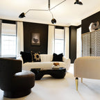 Modern Linear Metal Ceiling Light for Living Room — Halden Lighting