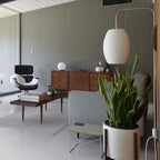 Retro Silk and Walnut Wall Light With Warm LED Glow — Halden Lighting