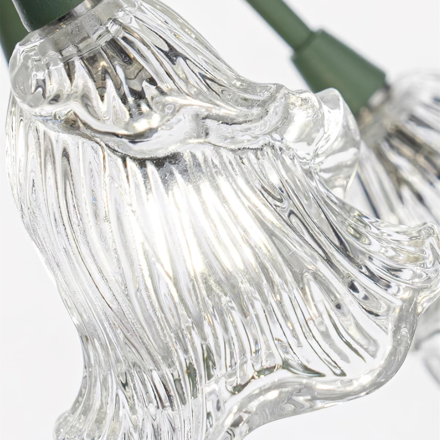 Retro Glass Table Lamp With Warm LED Glow — Halden Lighting