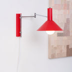 Retro Metal Wall Light With Tri-Colour LED Glow — Halden Lighting