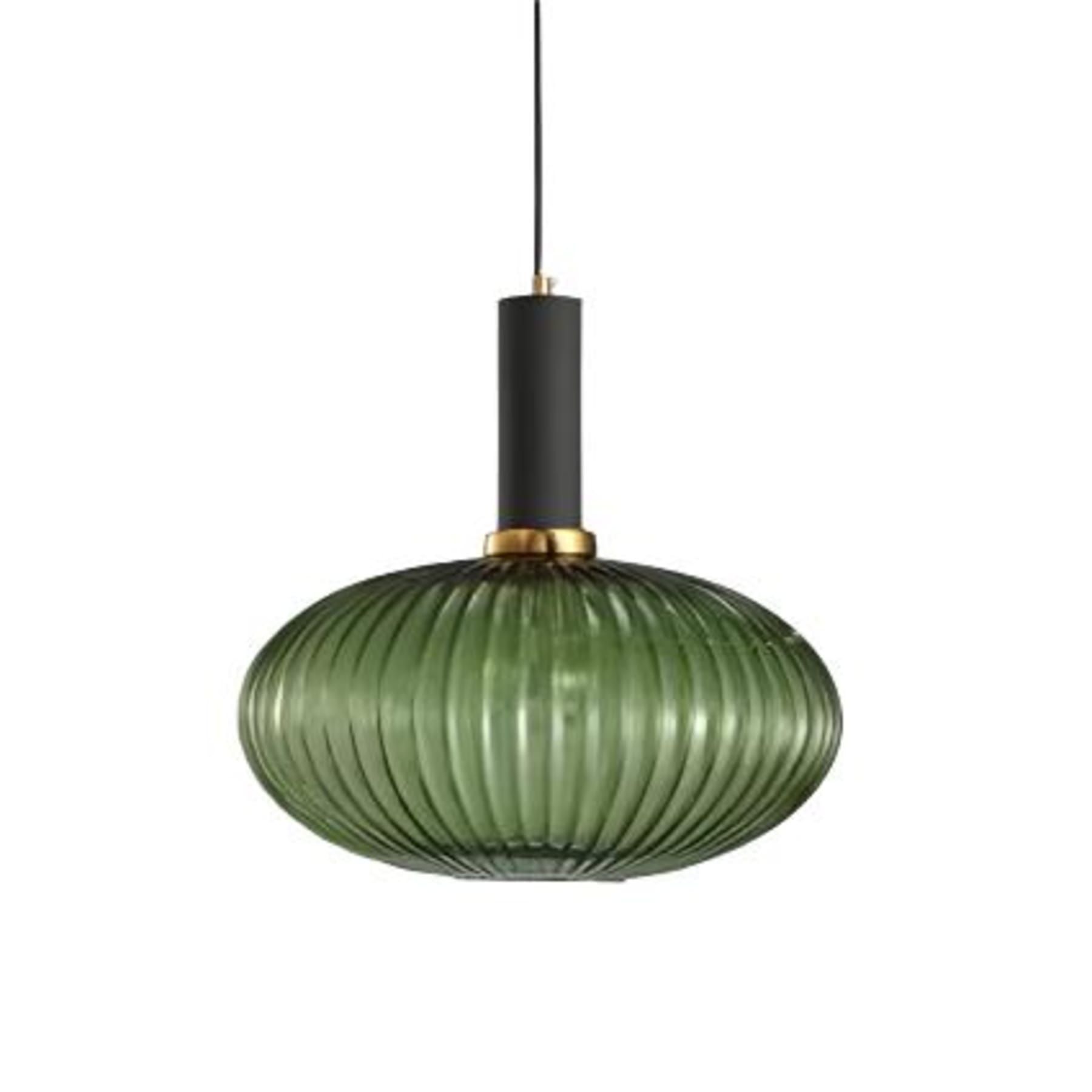 Modern Glass Pendant Light With Warm LED Glow — Halden Lighting