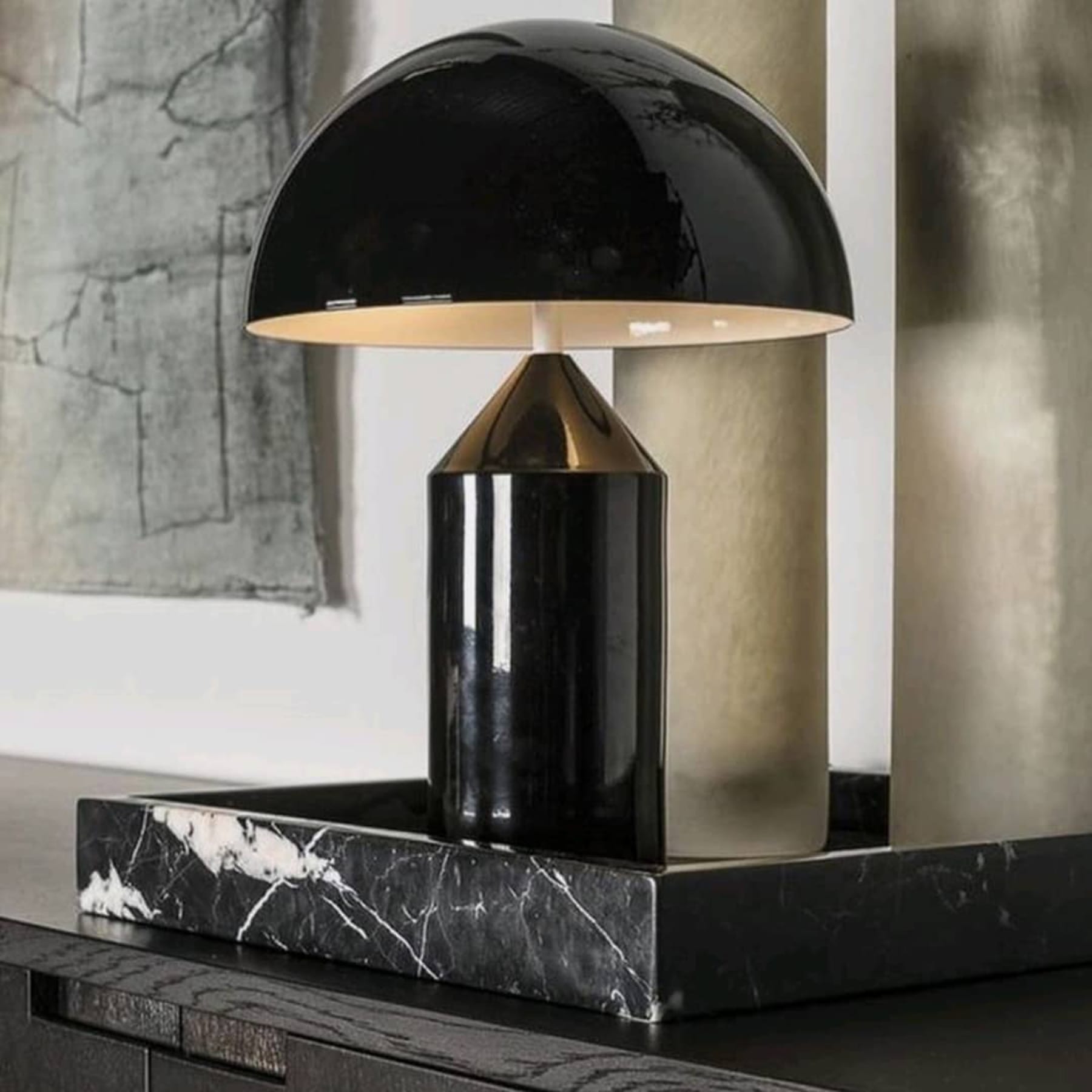 Modern Metal Table Lamp for Living Room and Bedroom — Halden Lighting