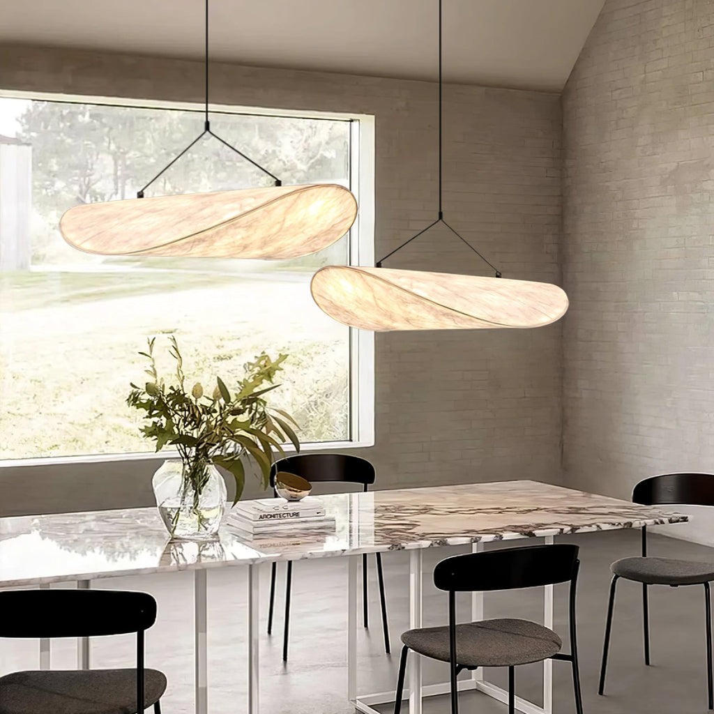 Modern Round Pendant Light With Stepless Dimming — Halden Lighting