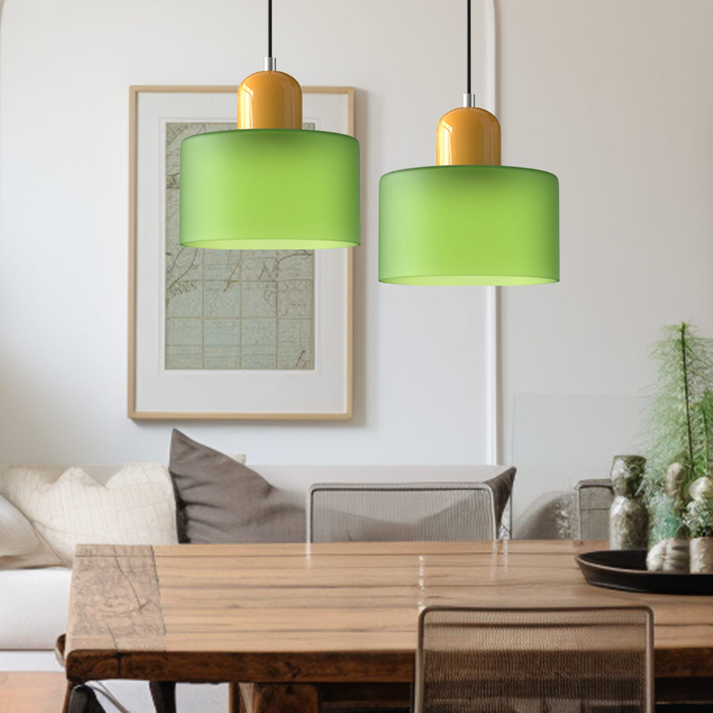 Modern Glass Pendant Light for Kitchen and Dining Room — Halden Lighting