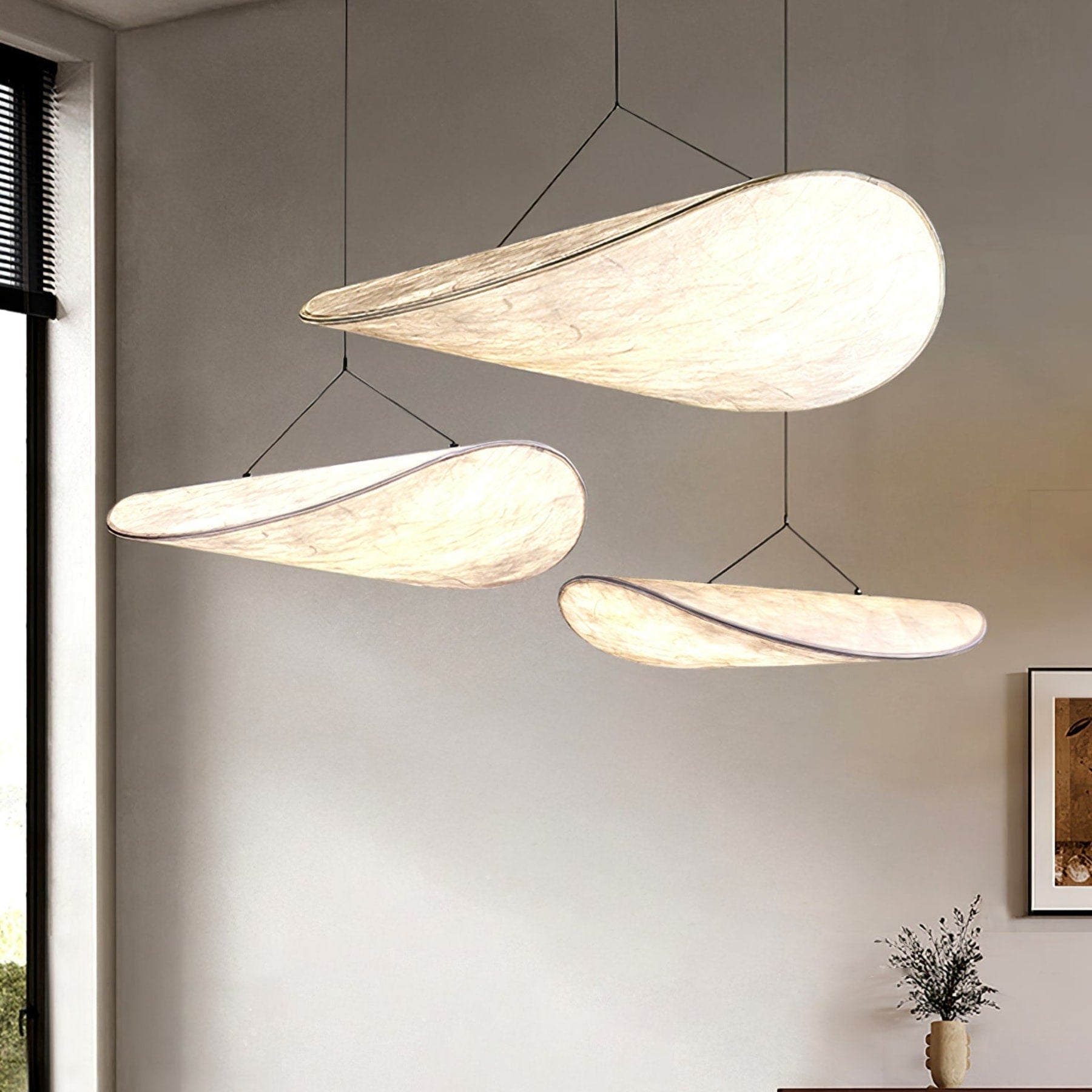 Modern Round Pendant Light With Stepless Dimming — Halden Lighting