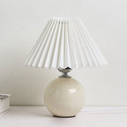 Retro Ceramic Table Lamp With Warm LED Glow — Halden Lighting
