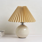 Retro Ceramic Table Lamp With Warm LED Glow — Halden Lighting