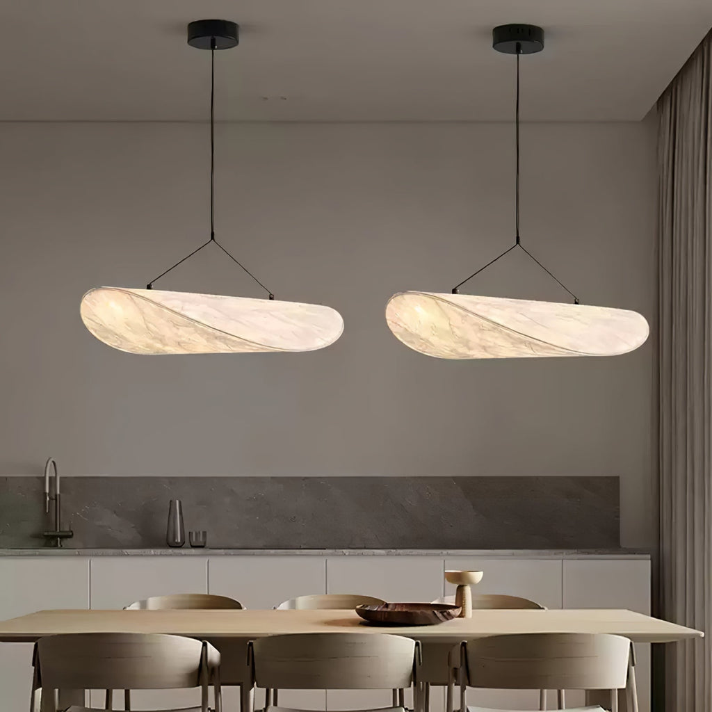 Modern Round Pendant Light With Stepless Dimming — Halden Lighting