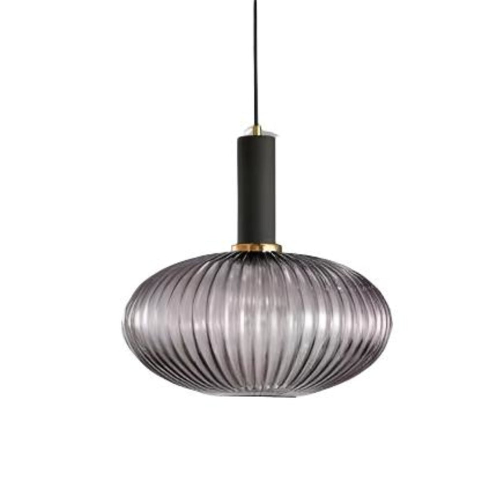 Modern Glass Pendant Light With Warm LED Glow — Halden Lighting