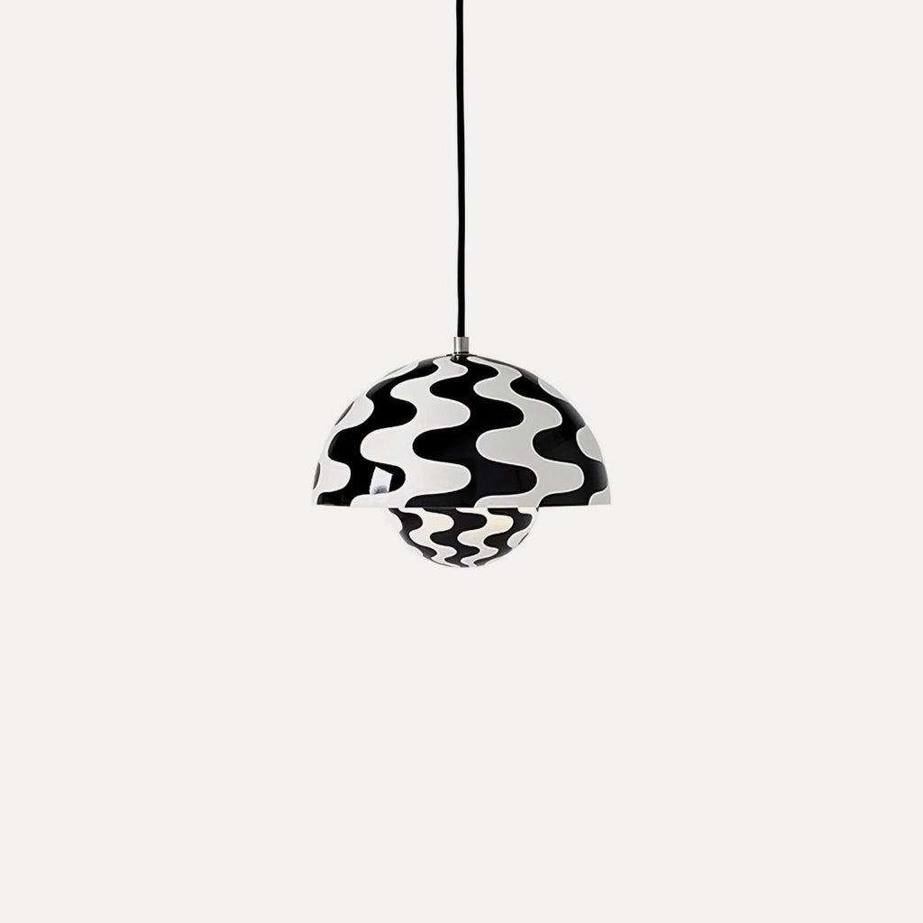 Modern Metal Dome Pendant Light With Integrated LED for Kitchen and Dining — Halden Lighting