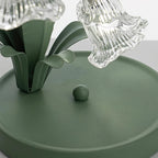 Retro Glass Table Lamp With Warm LED Glow — Halden Lighting