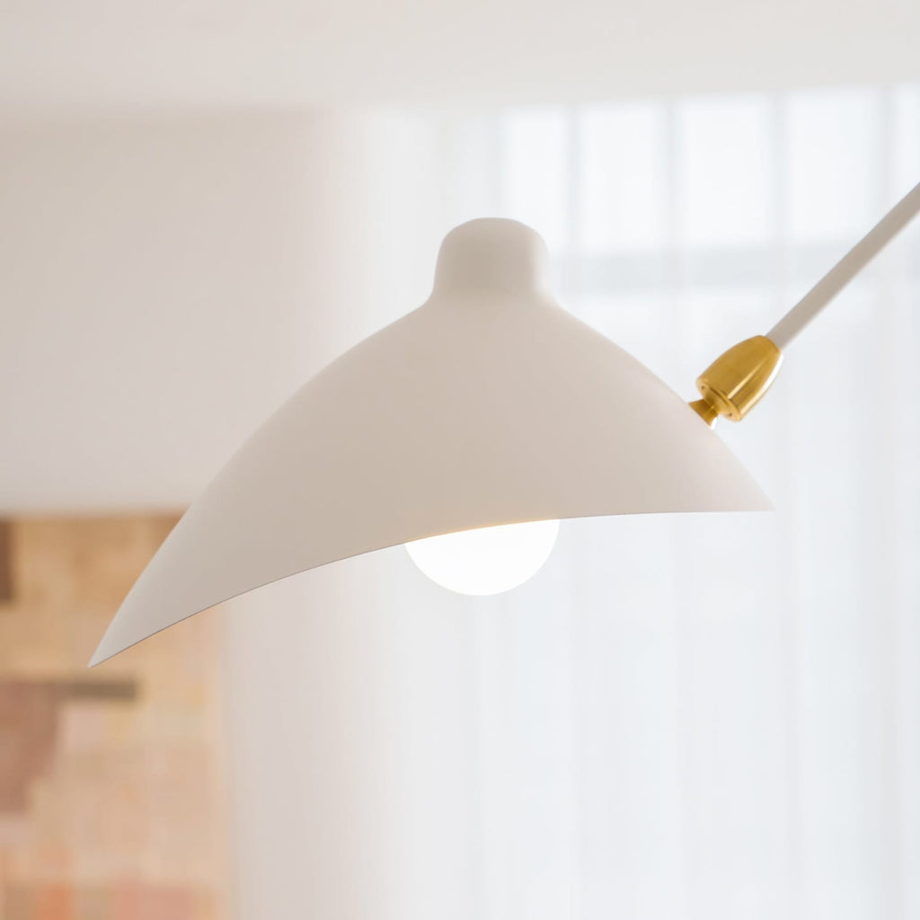 Modern Linear Metal Ceiling Light for Living Room — Halden Lighting