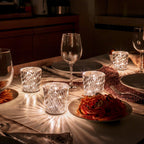 Modern Crystal Table Lamp With Warm LED Glow for Living Room — Halden Lighting
