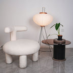 Modern Rice Paper Floor Lamp for Living Room and Bedroom — Halden Lighting