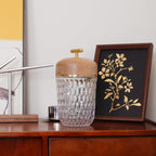 Modern Glass Table Lamp With USB Plug-In Convenience — Halden Lighting