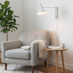 Retro Metal Wall Light With Tri-Colour LED Glow — Halden Lighting