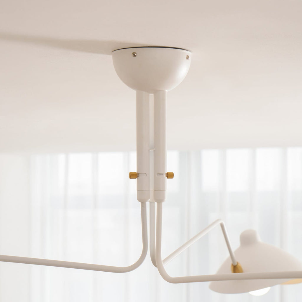 Modern Linear Metal Ceiling Light for Living Room — Halden Lighting