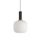Modern Glass Pendant Light With Warm LED Glow — Halden Lighting