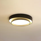 Modern Metal Flush Mount Ceiling Light With Cool Daylight Glow in Ø50 x 14 cm (Ø19.7" x 5.5") — Halden Lighting