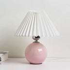 Retro Ceramic Table Lamp With Warm LED Glow — Halden Lighting