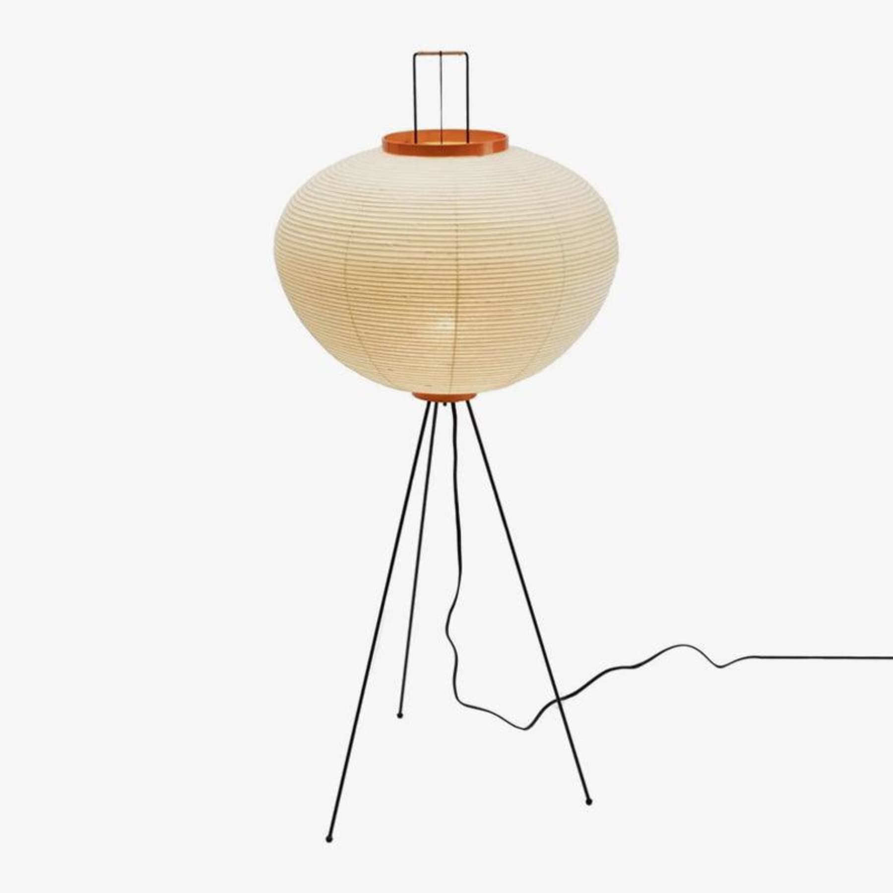 Modern Rice Paper Floor Lamp for Living Room and Bedroom — Halden Lighting