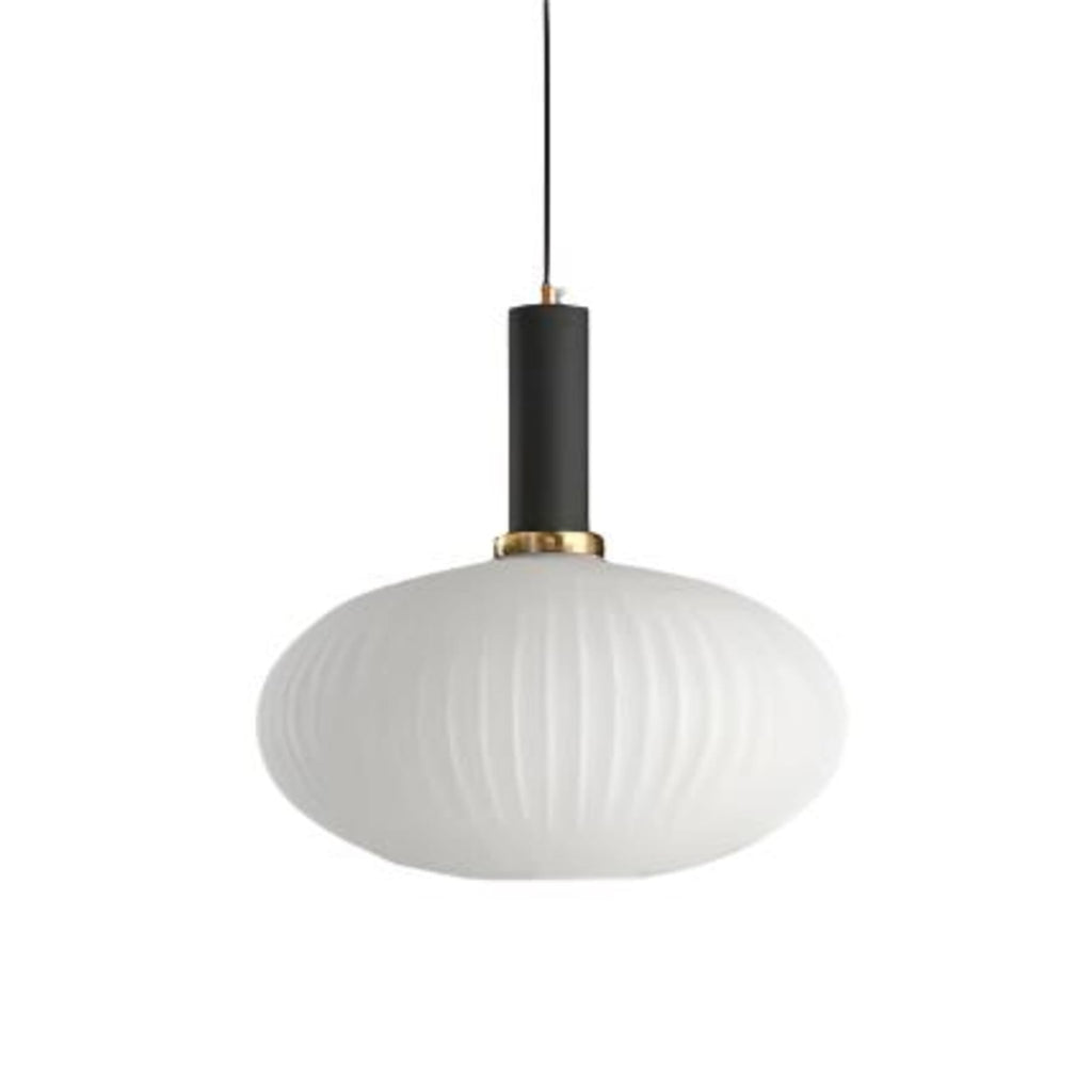 Modern Glass Pendant Light With Warm LED Glow — Halden Lighting