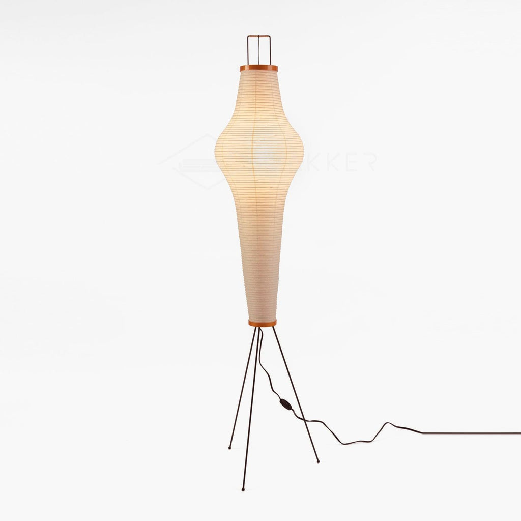 Modern Rice Paper Floor Lamp for Living Room and Bedroom — Halden Lighting