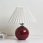 Retro Ceramic Table Lamp With Warm LED Glow — Halden Lighting