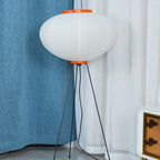 Modern Rice Paper Floor Lamp for Living Room and Bedroom — Halden Lighting