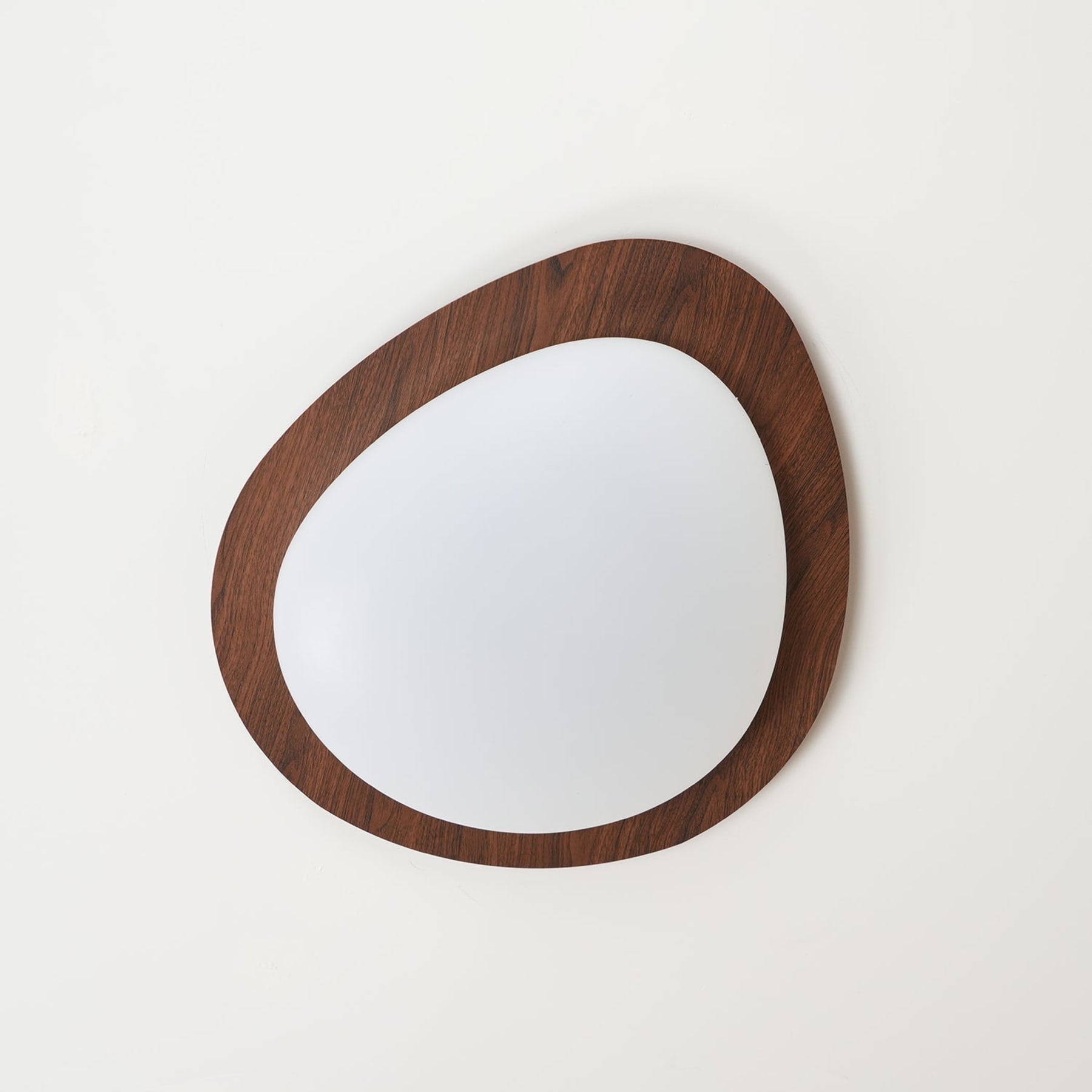 Scandinavian Wood Flush Mount Ceiling Light for Living Room — Halden Lighting