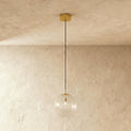 Modern Glass Pendant Light With Warm LED Glow in Warm White — Halden Lighting
