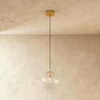 Modern Glass Pendant Light With Warm LED Glow in Warm White — Halden Lighting