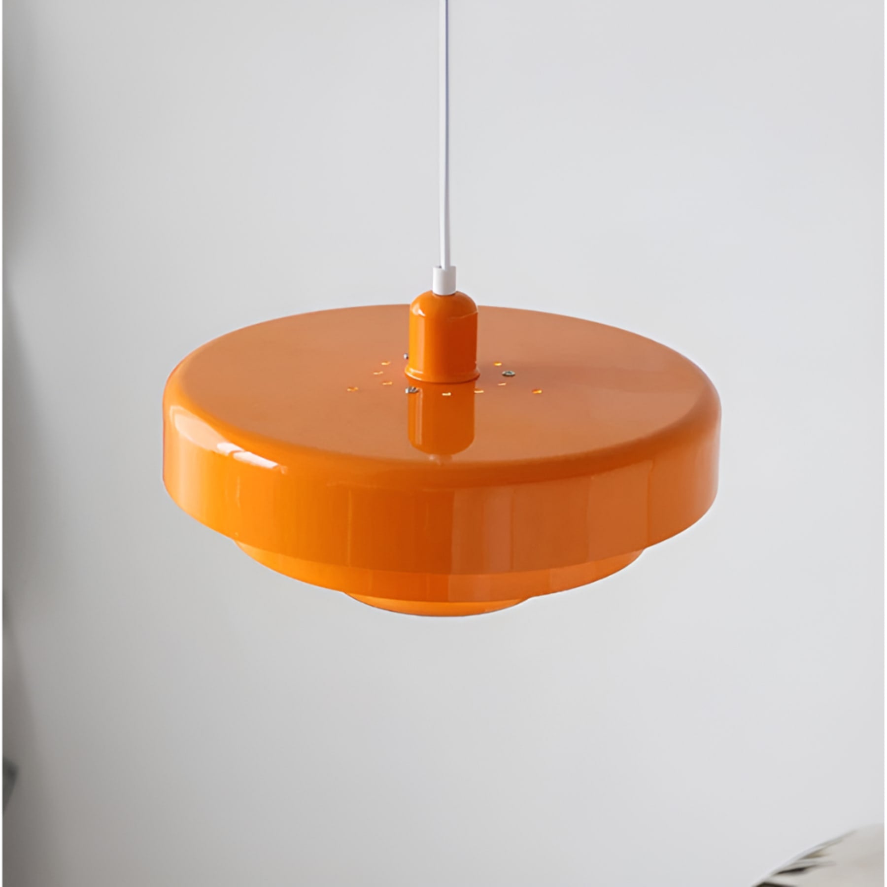 Retro Glass Pendant Light With Warm LED Glow — Halden Lighting