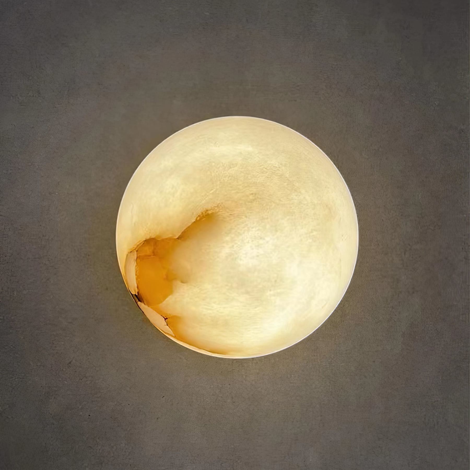 Marble Modern Wall Light With Warm LED Glow — Halden Lighting
